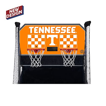 Pop-A-Shot - Home Dual Shot with NCAA Graphics l Sensor Scoring l 16 Game Modes l 7 Balls l Foldable Storage l for All NCAA Fans - style: Tennessee Volunteers