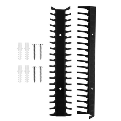 Video Game Storage Stand - Wall Mount Rack, Heavy Duty Metal Holder, Metal Wall Mounted Game Case Holder | Gamecase Organizer for Living Room Bedroom Office Equipment Bar Station Home Entertainment