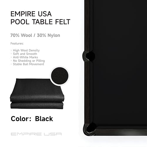 Championship - Invitational Felt w/Teflon - 7/8/9ft - color: Black, size: 8ft
