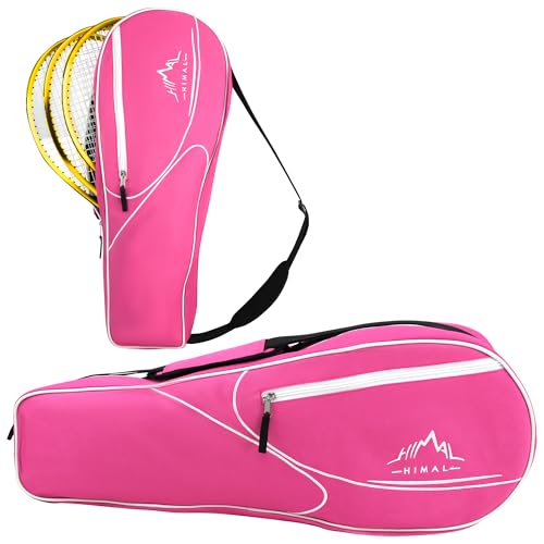 Himal 3 Racquet Tennis Bag With Protective Pad, Tennis Racket Bag for Men Women, Sports Enthusiasts of All Ages - color: Pink