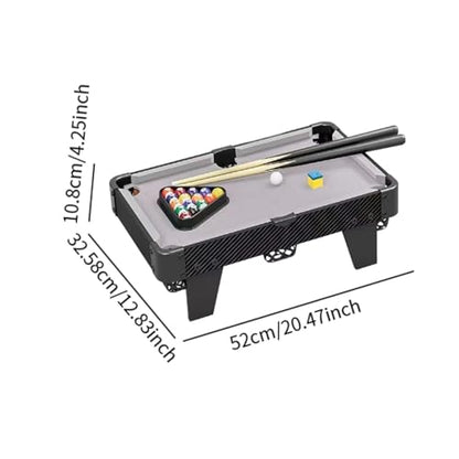 predolo Kids Mini Pool Table Billiards Game Table Accessories Lightweight Portable