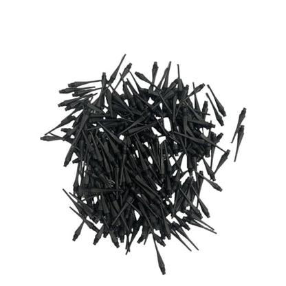 Dart Tips - Black - 2BA - Bagged - 1000 Tips Per Bag