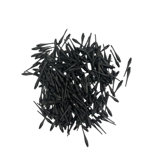 Dart Tips - Black - 2BA - Bagged - 1000 Tips Per Bag