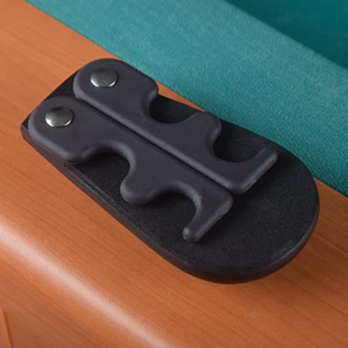CROWN ME Weighted 4-Cue Leather pool cue holder - color: black