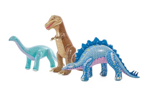 INTEX Jurassic Adventure Inflatable Kiddie Pool with Water Sprayer, Slide & Dinosaurs - 79" x 79" x 14" - Ages 2+ - color: Multicolor, size: 79" x 79" x 14"