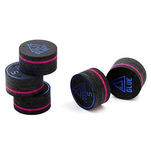 CUESOUL Cue Tips-Pool Cue Tip/Snooker Cue Tip/Glue on Tip - color: Pool cue tip-S