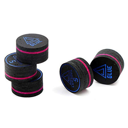 CUESOUL Cue Tips-Pool Cue Tip/Snooker Cue Tip/Glue on Tip - color: Pool cue tip-S
