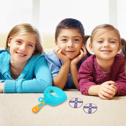 TOYANDONA 2 Set Flying Disc Launcher Toy: Pull String Flying Disc Launcher for Children - Chasing Toy for Family Bonding Activities