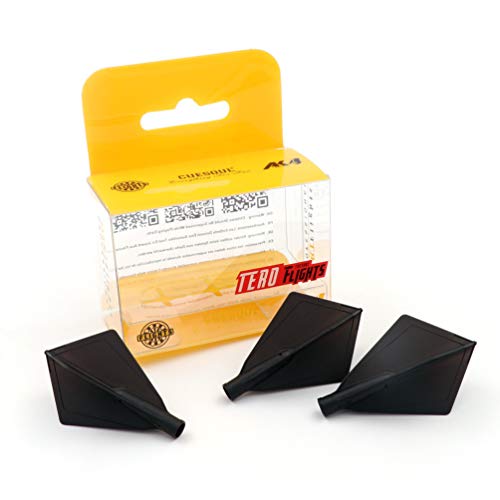 CUESOUL TERO AK4 Dart Flight Standard Shape/Shield Shape/Diamond Shape - color: Diamond shape-Black