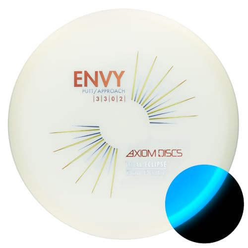 Axiom Discs Total Eclipse Glow 2.0 Envy Disc Golf Putter (Colors May Vary)