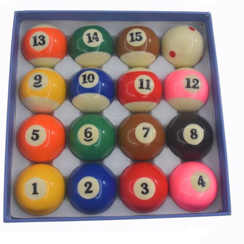 Billiard Balls Pool Table Ball Set - size: 2-1/4 INCH POOL BALL