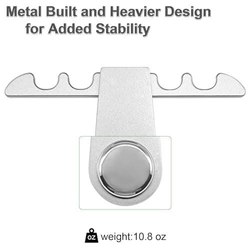 Portable Pool Stick Holder - 4-Cue Weighted Claw for Billiard Table, Silvery - color: Silvery