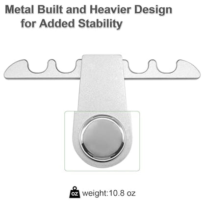 Portable Pool Stick Holder - 4-Cue Weighted Claw for Billiard Table, Silvery - color: Silvery