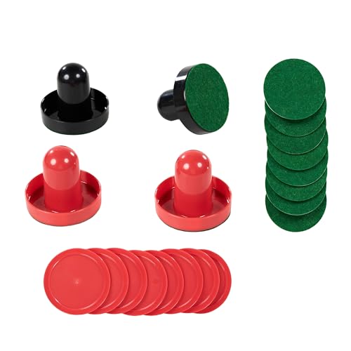MD Sports Air Hockey Table with Arcade Electronic Scorer, Perfect for Family Game Rooms - style: Small Table Puck Set
