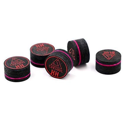 CUESOUL Cue Tips-Pool Cue Tip/Snooker Cue Tip/Glue on Tip - color: Pool cue tip-HH