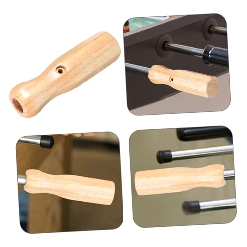 UPKOCH Football Table Handle Table Soccer Replacement Foosball Machine Handles Mini Games Poles Handle Foosball - color: Beige