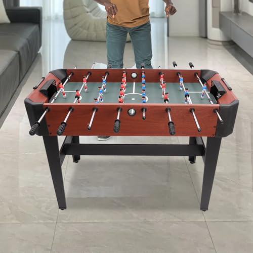 Foosball Table 8-Stick Foosball Game Table Mini Foosball Table with 9-Point Scorer Soccer Table Game for Adults and Kids(47.2 x 24 x 31.8in)