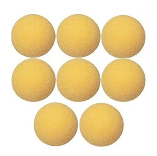 Tornado Official Foosballs Tournament Table Soccer Balls - Made in The USA - Commercial Quality - Play Like The Pros - color: Yellow, size: 8 Balls