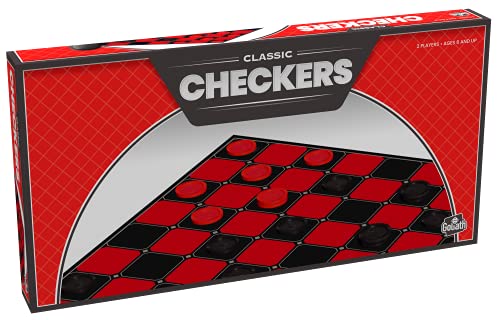 Goliath Checkers - Classic Game with Folding Board and Interlocking Checkers (Amazon Exclusive)