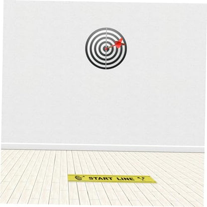 Abaodam Dart Floor Markings Game Throw Line Floor Sticker for Darts Throwing Throwing Line