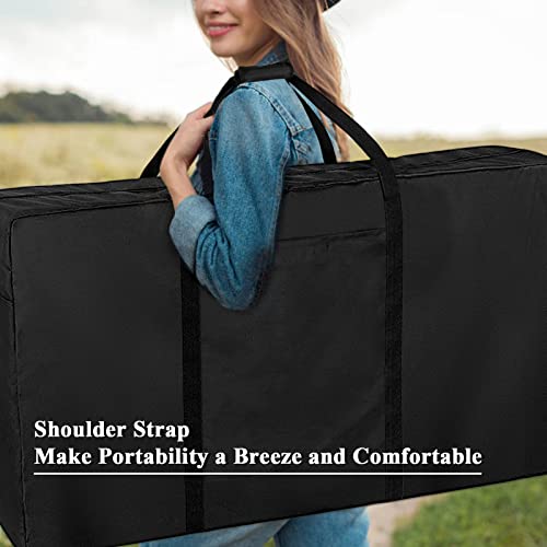 Cornhole Carrying Case, Professional Corn Hole with Bags Boards Carrying Bag Regulation Cornhole Board Covers, Black