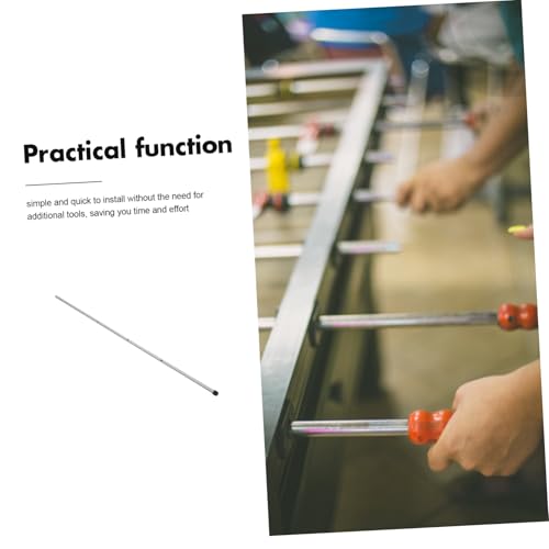 HANABASS Foosball Accessory Table Soccer Machine Accessory Stainless Steel Foosball Rod Table Football Replacing Pole Replaceable
