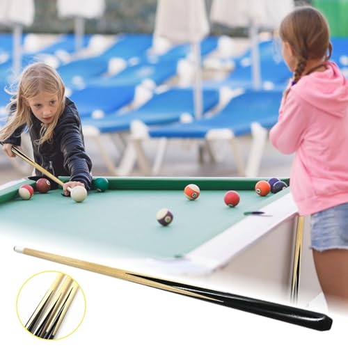 Kids Pool Stick - 20 Inch Short Children Billiard Cues, Wear Resistant Pool Cue Shaft | Hand Polished Wooden Billiard Cue, Billiards Cue Stick, Pool Table Sticks Suitable for Kids Boys Girls