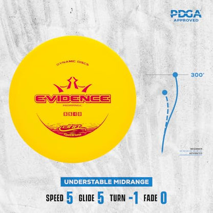 Dynamic Discs Drift Beginner Disc Golf Set | 3 Piece Disc Golf Discs Set | EMAC Judge, Evidence, Escape | Lightweight, Floating Plastic for Longer Flights | 120-130g (Colors May Vary) - size: 3 Pack