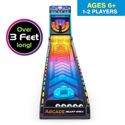 Game Zone Arcade Alley Ball for 1-2 Players, Ages 6+, Electronic Multiplayer Kids & Adults