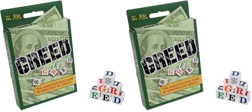 TDC Games Greed Dice Game - Great for Party Favors, Stocking Stuffers, Travel, Camping, for Adults and Families (Pack of 2) - size: Travel (Pack of 2)