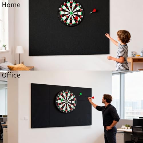 Dart Board Wall Protectors: Large Dartboard Surround Backboard Behind Dart Board Wall Backing - size: 36''H*48''W