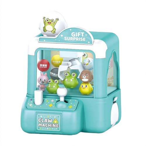 Mini Claw Machine for Kids - Vending Machines Toys, Electronic Arcade Game, Animal Theme Arcades Game Party Toy, Christmas & New Year Gifts for Boys Girls Age 3+, Party Home Arcade Toy (Frog) - color: Frog