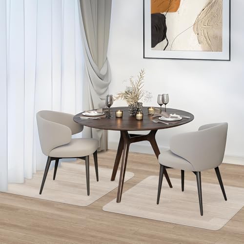 Chair Mat for Hard Floors, Computer Gaming Rolling Desk Chair Mat for Tile Floor, Small Floor Protection Mats for Home and Offic (Transparent, 48" x 36" Rectangle) - size: 48" x 36" Rectangle (1pc)