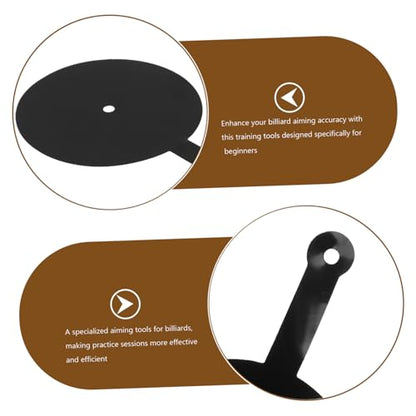 ORFOFE Billiards Aim Trainer Pool Aim Pads Aiming Dots Sports Accessories Billiard Practice Enhancer Skill Improvement Tool