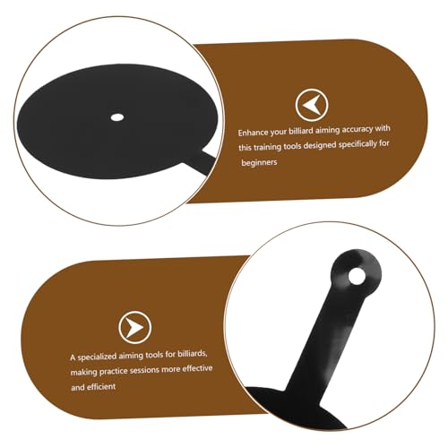 Abaodam Billiard Aim Trainer Mat 2pcs Pool Table Training Accessories Marker Dots for Beginners Aiming Practice Tool for Skill Development and Performance Enhancement