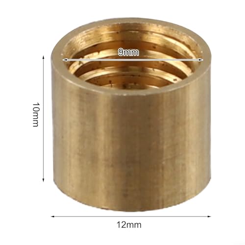 Brass Billiard Cue Tip Hoop Ferrule, Snooker Pool Cue Repair Replacement Ring, Metal Collar for Cue Tip Maintenance, Multiple Sizes Available(12mm) - size: 12mm