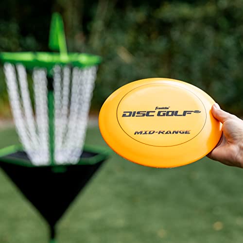 Franklin Sports Disc Golf Discs Set - Disc Golf Equipment Starter Set - style: Orange/Blue/Pink