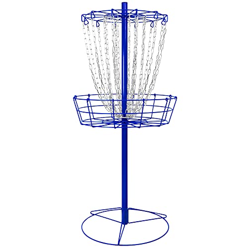 Remix Practice Basket for Disc Golf - Choose Your Color and Style - style: Double Chain - Royal Blue