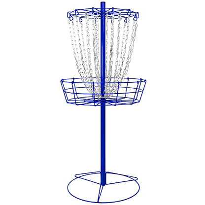 Remix Practice Basket for Disc Golf - Choose Your Color and Style - style: Double Chain - Royal Blue