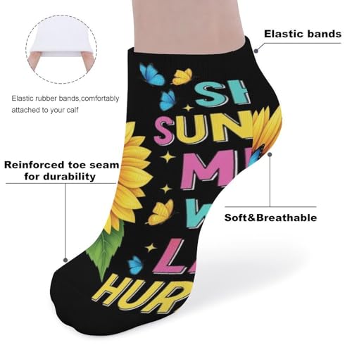 5 Pairs Women’s Low Cut Ankle Socks, Soft Athletic No Show for Running Yoga Daily Wear - color: Picture (3)