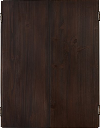 Viper by GLD Products Metropolitan Solid Wood Cabinet & Sisal/Bristle Dartboard Play-Ready Bundle - color: Espresso, style: Standard Set