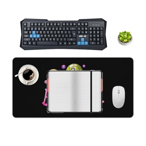 It's Bingo Night Printed Desk Mat Non-Slip Desktop Pad Protector Cover for Keyboard and Mouse Office and Home