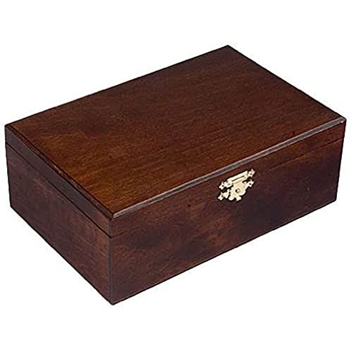Staunton No. 6 Tournament Chess Pieces in Wooden Box, 3.9-Inch King
