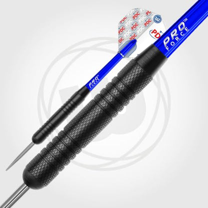 WINMAU Blade 6 Dartboard Set – PDC Endorsed Professional Dart Board with Surround – Includes 2 Steel Tip Dart Sets, Oche Line & Checkout Card – Complete Home Darts Setup