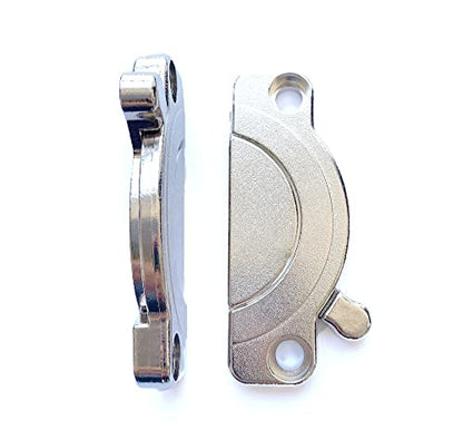 2 Pack Zinc Alloy Table Buckle Connectors, Table Board Connector Hardware Accessories Heavy Duty Zinc Alloy (with 8 Screws)