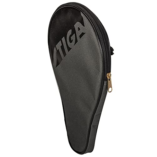 STIGA Carbon+ Bundle Ping Pong Paddle Set – 7-ply Extra Light Carbon Fiber Blade & Ping Pong Paddle Cover Premium, Heavy-Duty Vinyl Features Extra Padding for Enhanced Protection Fits