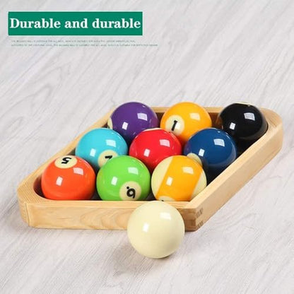 9 Ball Racks,Wooden Diamond Shaped Billiard Holder,9-Ball Diamond Rack Pool Table Triangle Ball Rack