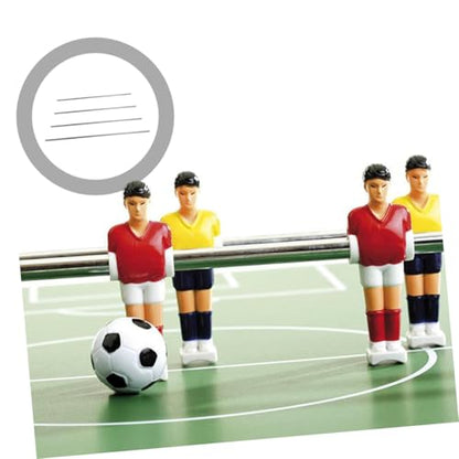 Toyvian Table Soccer Rod Replacement 4Pcs Foosball Poles Metal Handles for Desk Football Machine Game Accessories