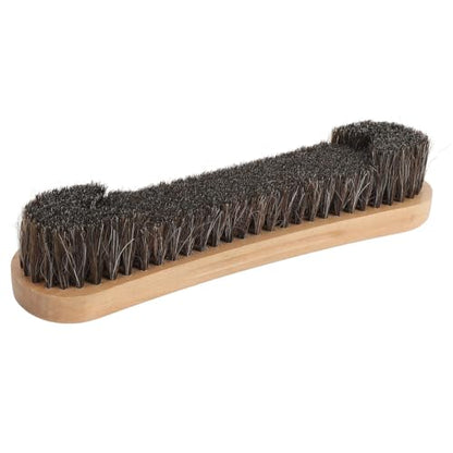 Keenso Pool Table Brush, 12in Horse Hair Pool Table Cleaner Brush Poplar Wood 3-in-1 Billiard Cleaner with Soft for Felt