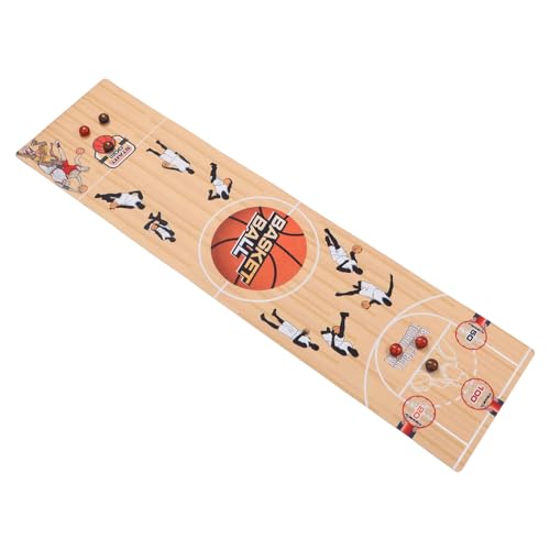 Table Curling Balls Game - Fun Indoor Basketball Version for Family Interaction & E Onal Play, Includes 6 Balls & Game Mat